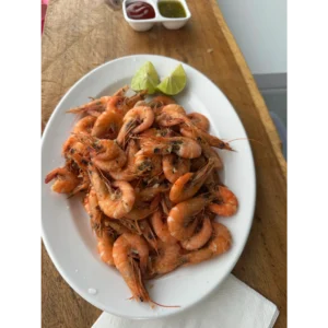 Grilled garlic shrimp