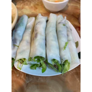 Grilled vegetable rice roll